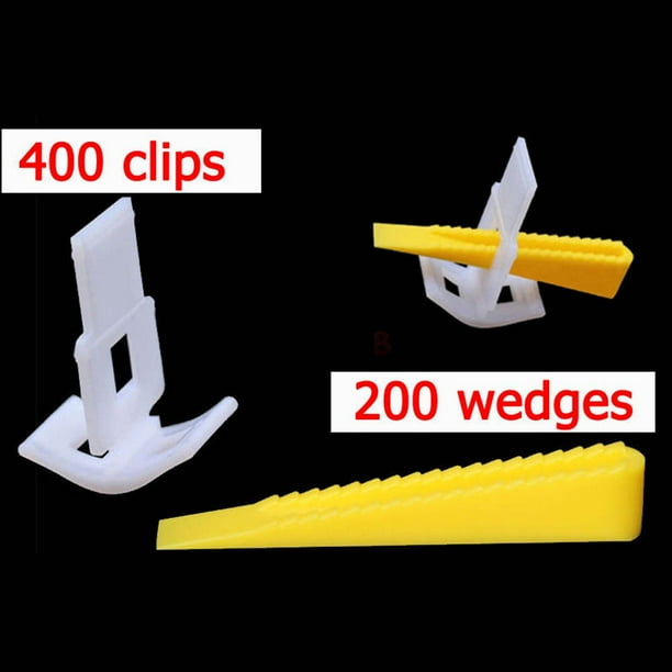 Wedges Floor Wall Plastic Spacers Kit Tile Leveling System Plier/ Clips Wedges Floor Wall Plastic Spacers Kit Tile Leveling System Plier/ Clips